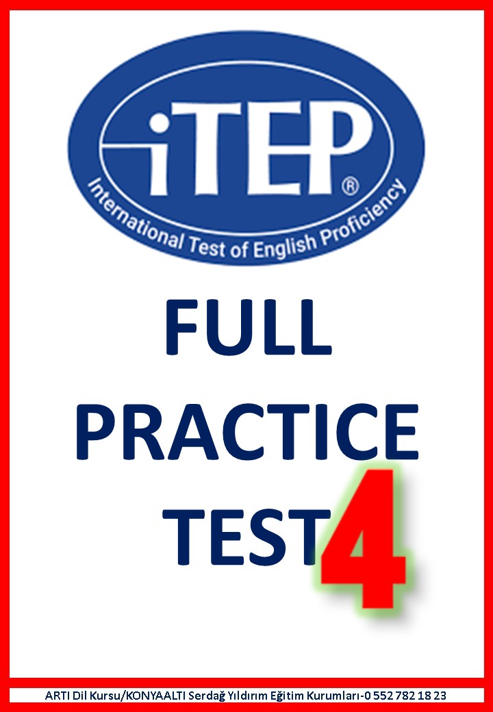 toefl program practice â€“ 4 EXAM IELTS PTE TOEFL FULL YÖKDÄ°L YDS iTEP ITEP PRACTICE