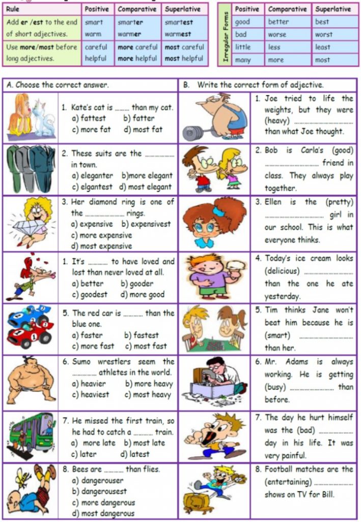 ACTIVE ENGLISH: BOOK 1 / PAGE 43-42 COMPARATIVE SUPERLATIVE – IELTS ...